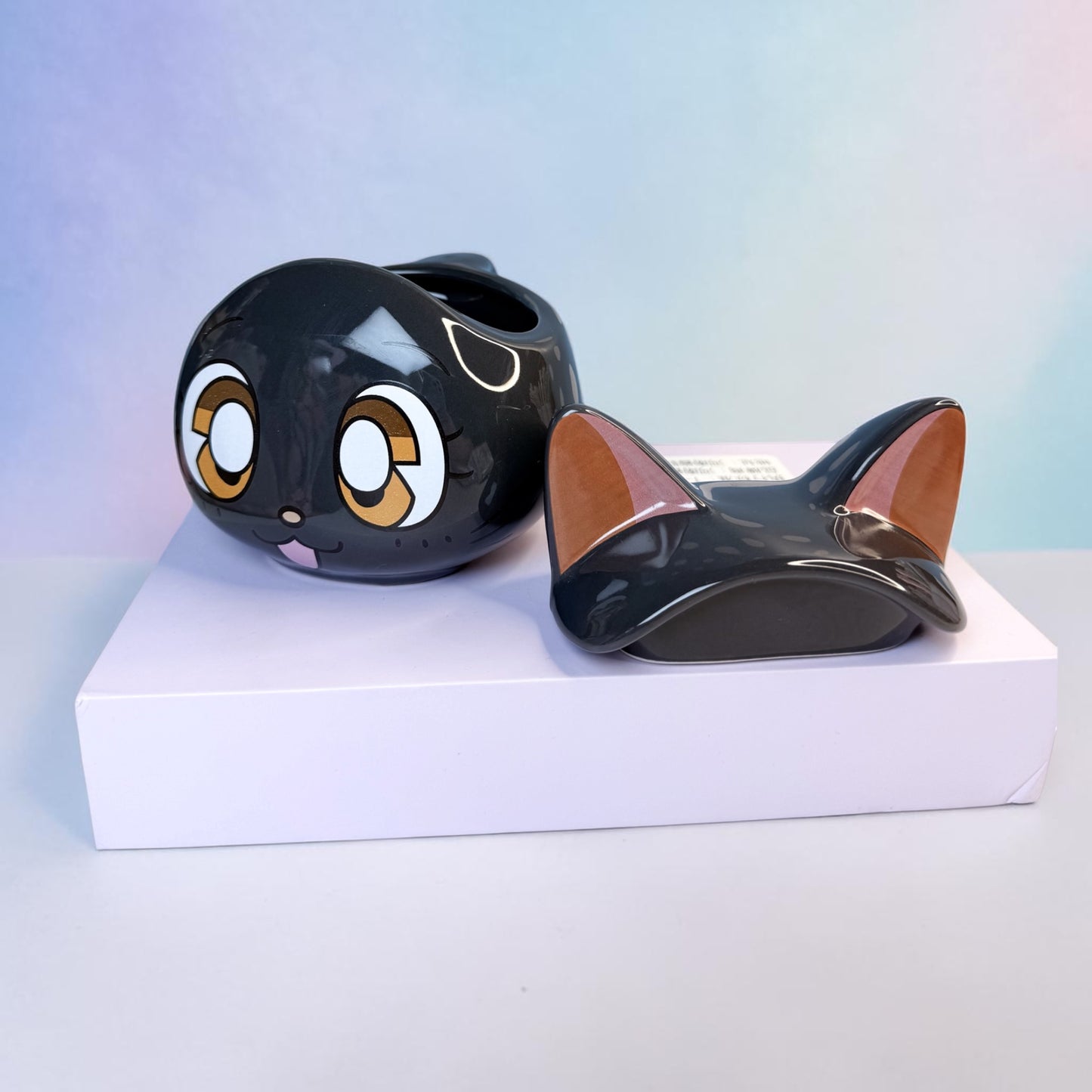 🐾 Taza Luna con Tapa 🌙