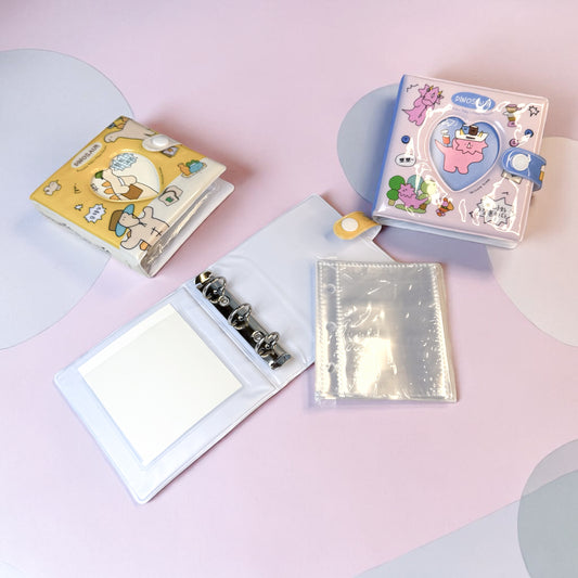 🦖✨ Mini Binder “Dinosaur” – Álbum para Tarjetas Coleccionables 💖