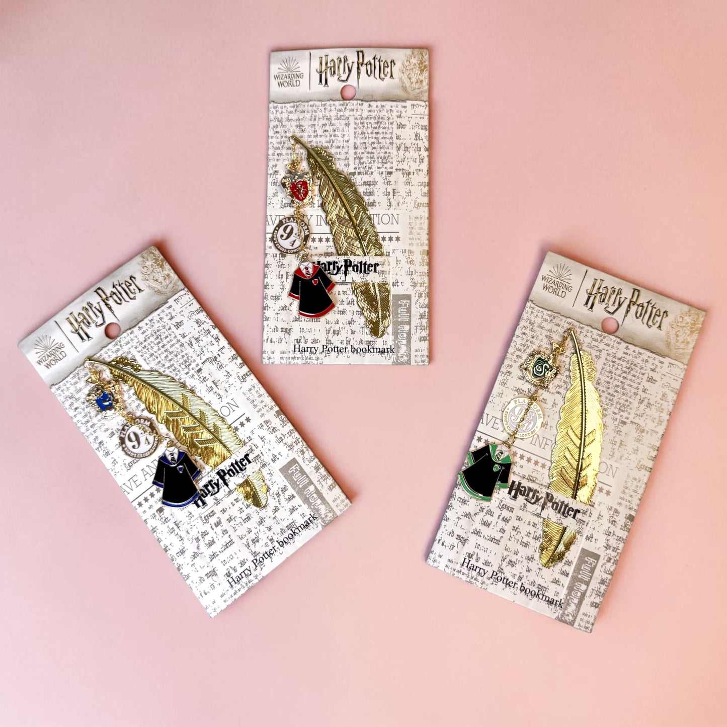 Marcapáginas Metálicos Inspirados en HP ✨📚