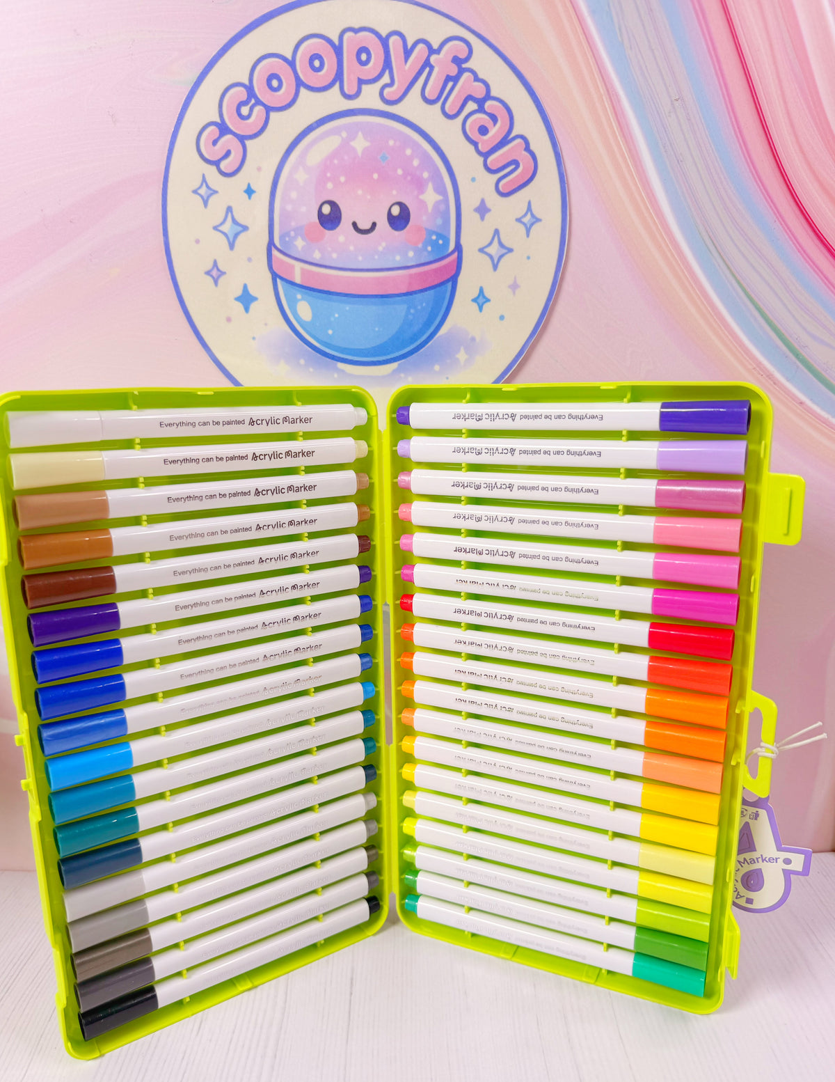 Lápices acrílicos 36 colores