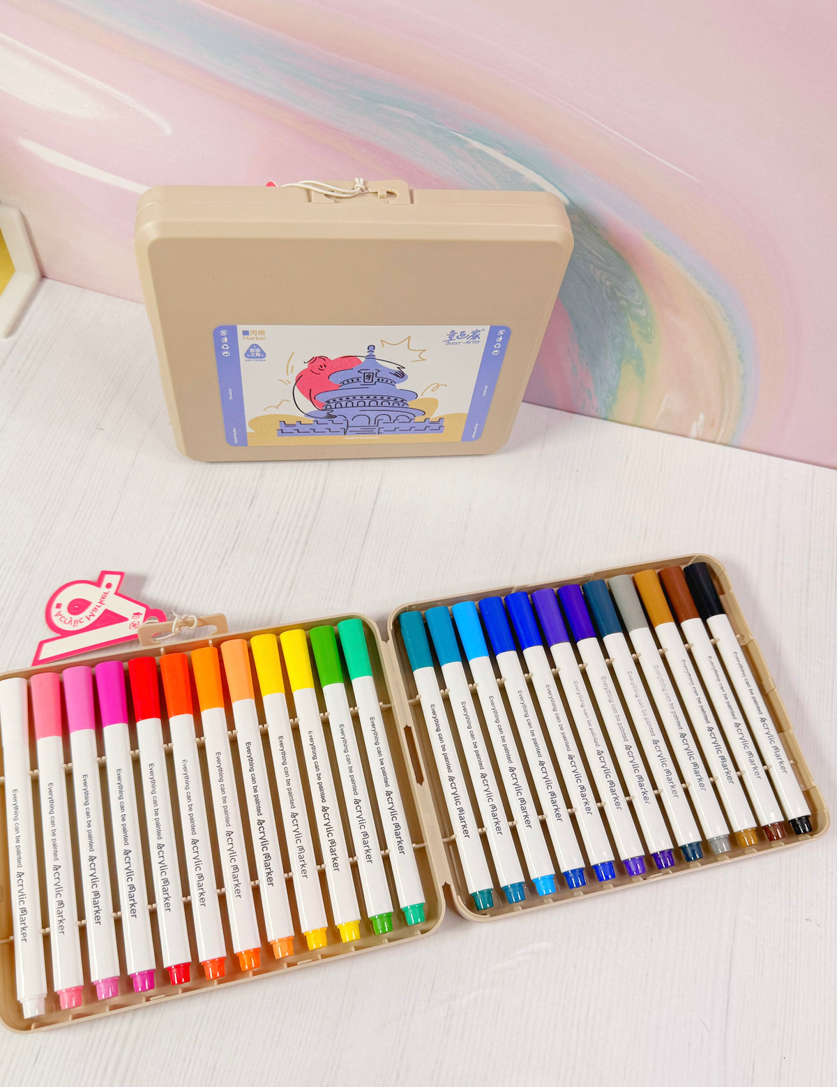 ✨ Caja de 24 Lápices Punta Pincel