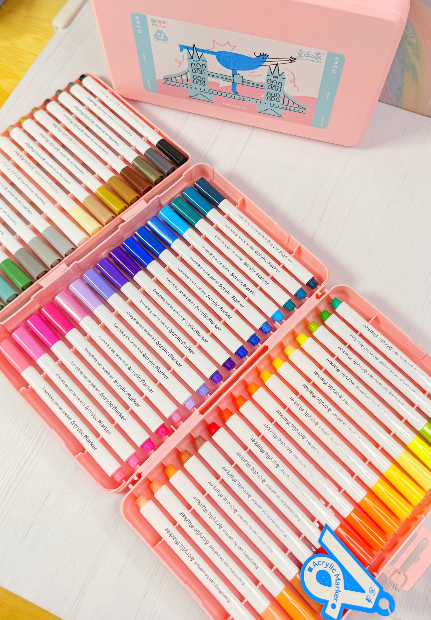 ✨ Caja de 48 Marcadores Acrílicos