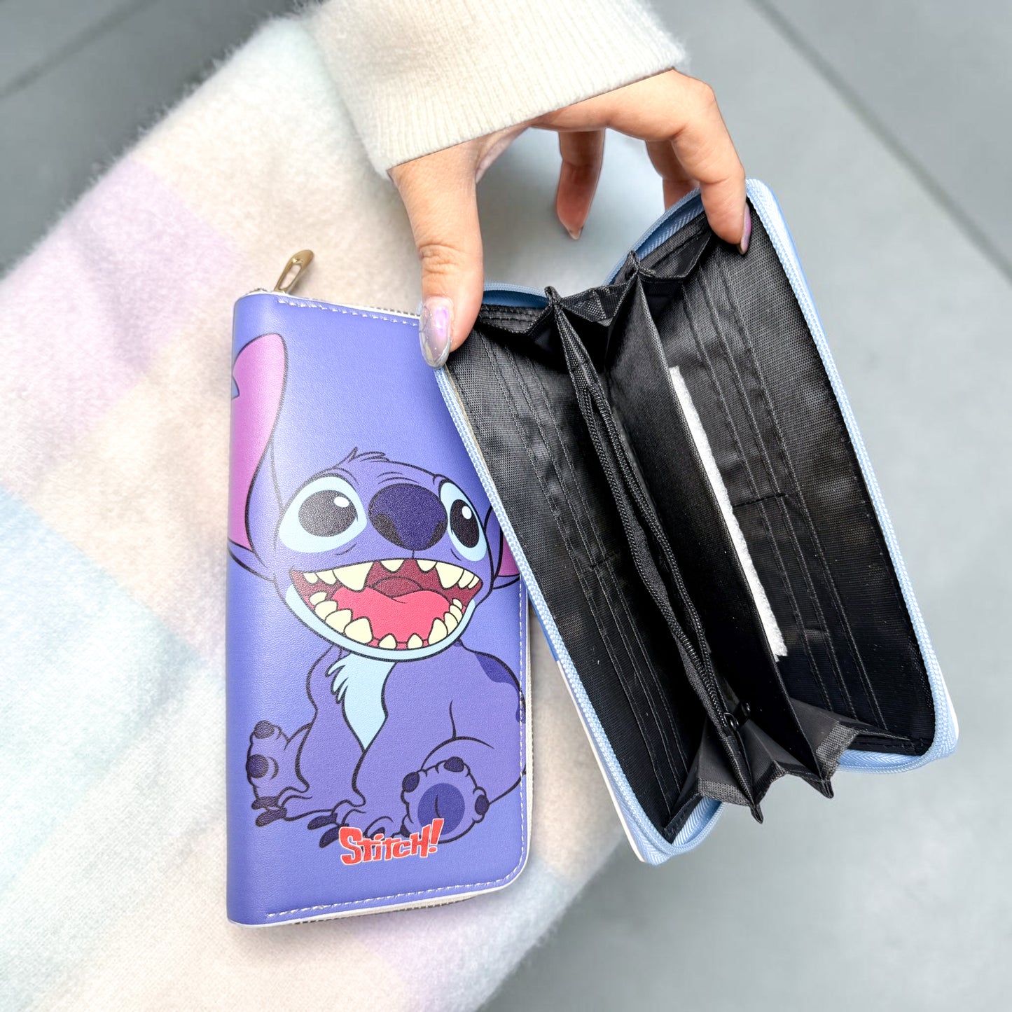 Billetera Larga Diseño Cartoon  💙🌸