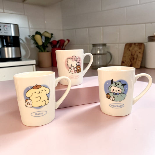 Tazas Cute Diseño Personajes 🐶☕✨