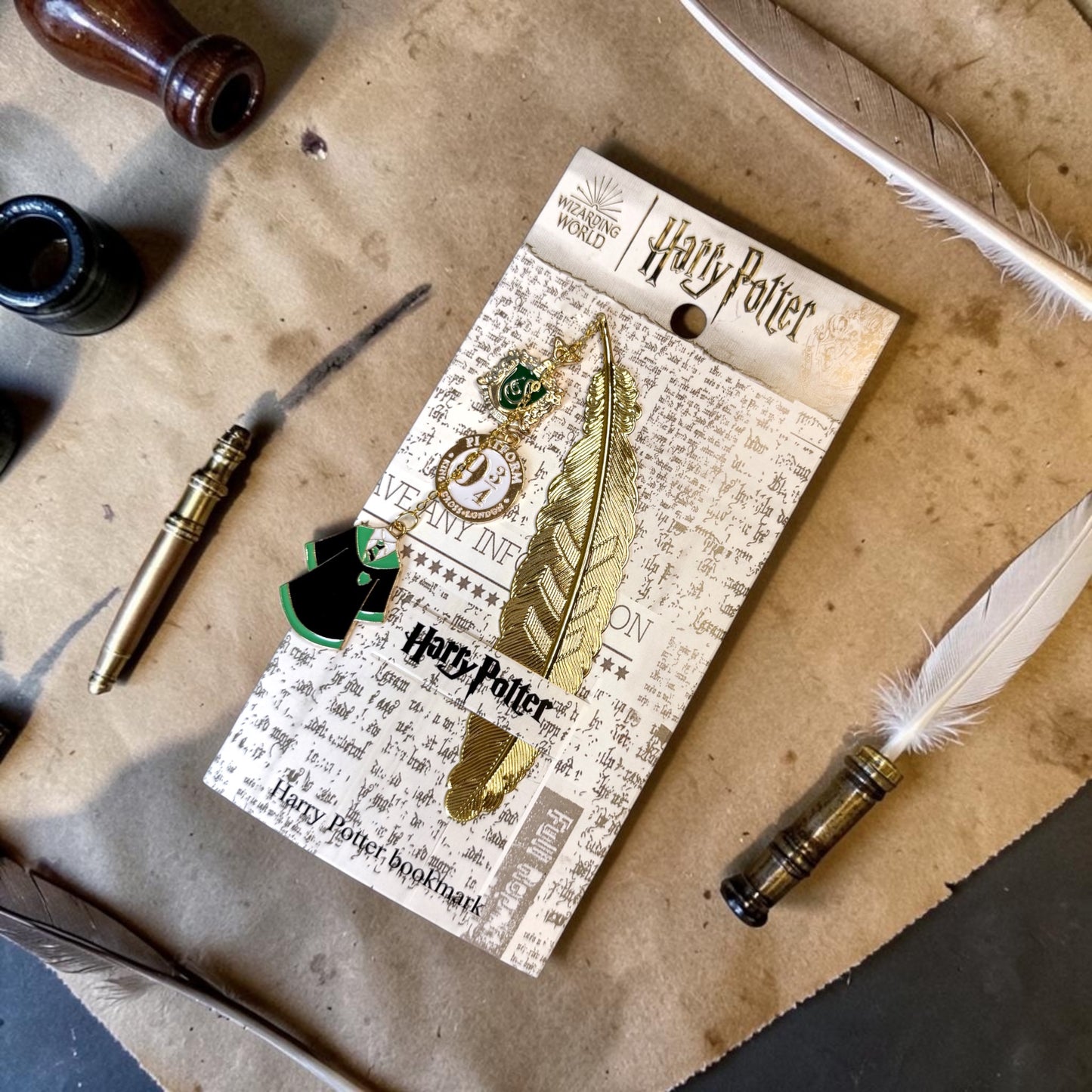 Marcapáginas Metálicos Inspirados en HP ✨📚