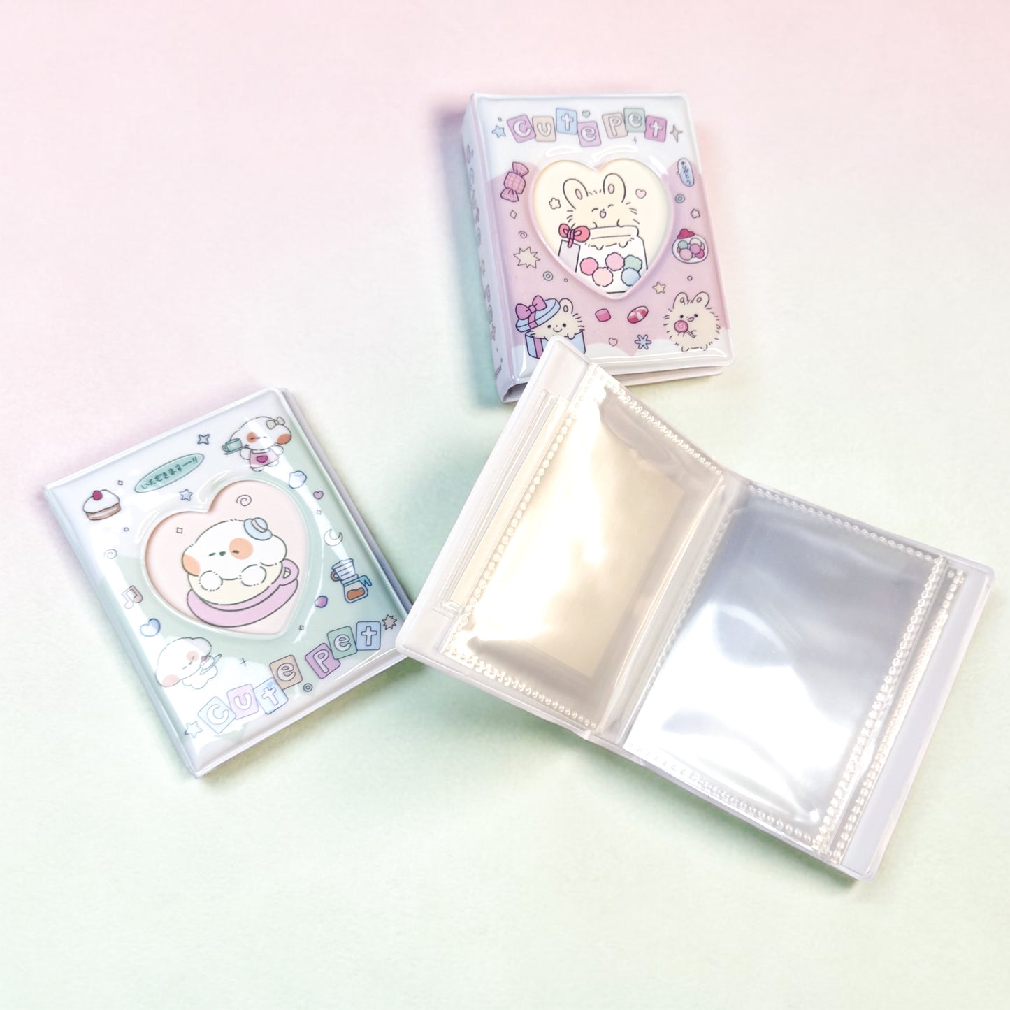 📒✨ Mini Binder Cute Pet 🐰🐱